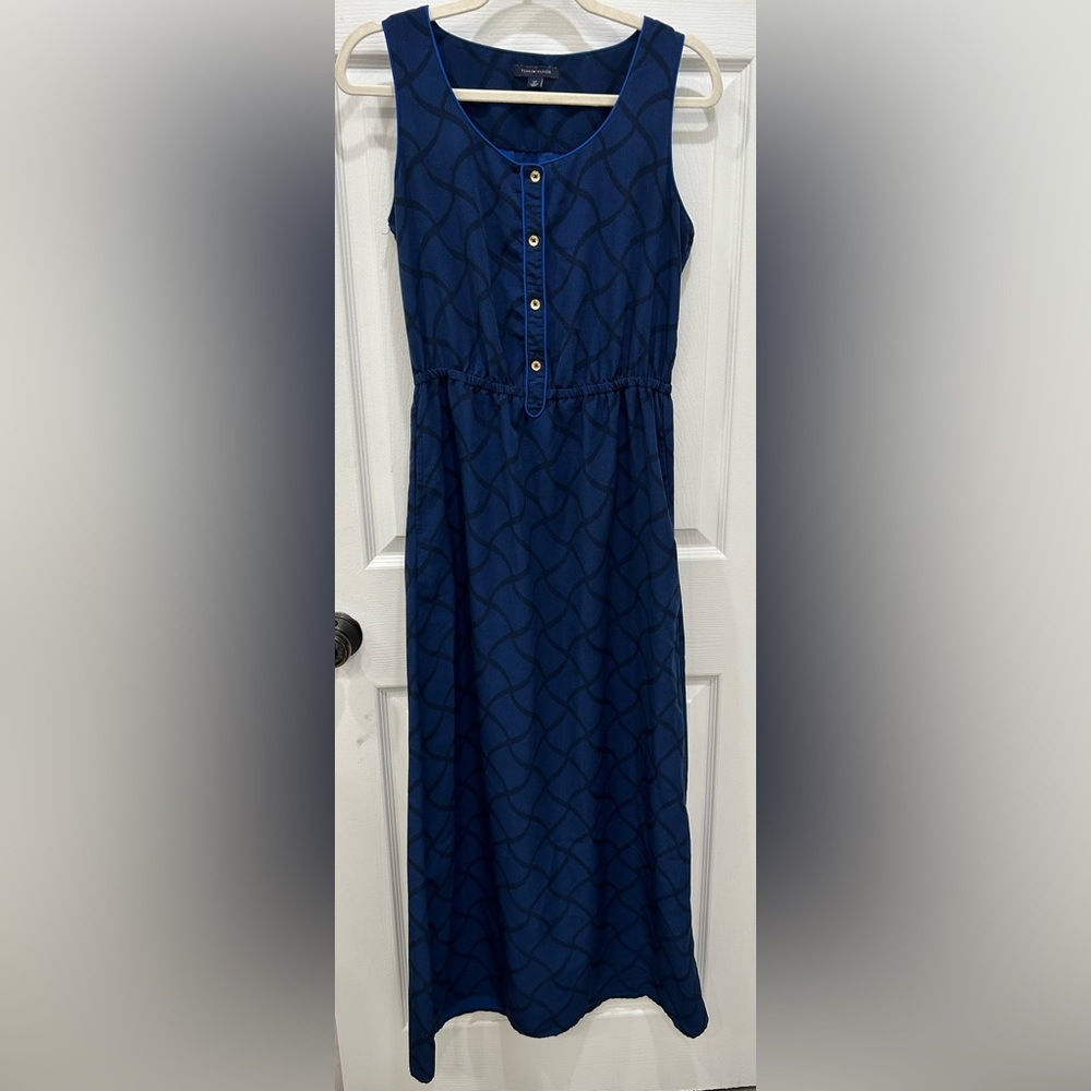 Tommy Hilfiger Navy Blue Maxi Dress size S